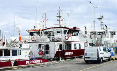 Crew Transport Vessel i Rødvig Havn
