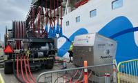 Aarhus Havn: AIDAMar indvier Danmarks første landstrømsanlæg til krydstogtskibe. 